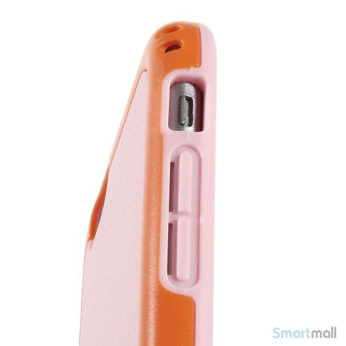 Tre-farvet cover til iPhone 6, med spaendende detaljer - Pink5