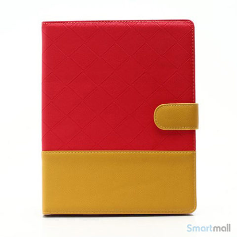 elegant-to-farvet-laedercover-til-ipad-2-3-og-4-gul-roed2