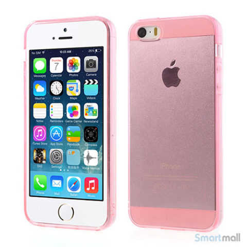 transparent-flex-cover-til-iphone-5-og-iphone-5s-pink