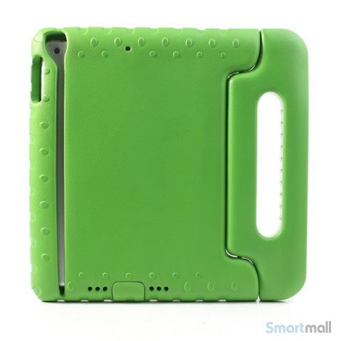 Svag sløring pludselig iPad Air 5 cover med standfunktion & hank, til børn - Grøn