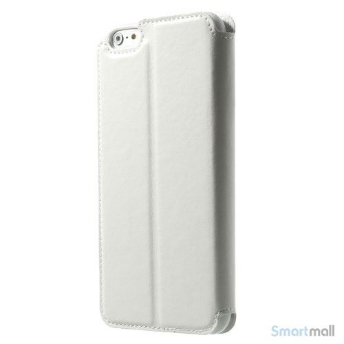 ROARKOREA laedercover m-frontvindue til iPhone 6-6S PLUS - Hvid2