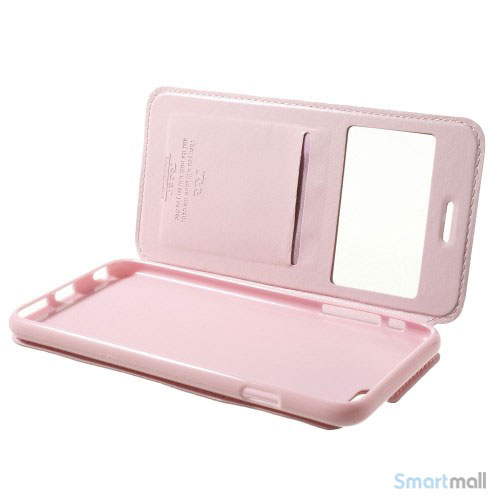 ROARKOREA laedercover mfrontvindue til iPhone 6-6S PLUS - Pink6