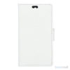 Apple iPhone 7 læderpungs-cover m/kortholder & standfunktion - Hvid