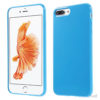 Blankt TPU gel-cover til Apple iPhone 7 Plus - Mørkeblå