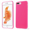 Blankt TPU gel-cover til Apple iPhone 7 Plus - Rose