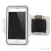 GYM sportsarmbånd m/nøgleholder til iPhone 7/6S/6 - Hvid
