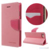 MERCURY GOOSPERY Fancy Diary læderpung m/standfunktion til iPhone 7 - Pink