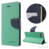 MERCURY GOOSPERY Fancy Diary læderpung m/standfunktion til iPhone 7 - Grøn