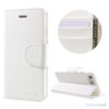 MERCURY GOOSPERY Sonata Diary læderpungs-cover til iPhone 7 - Hvid