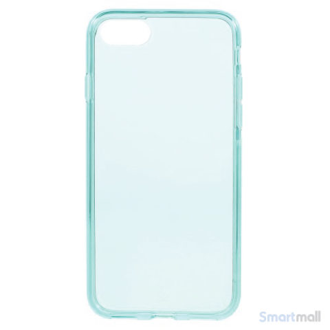 Semitransparent TPU gel-cover til Apple iPhone 7 - Baby blå