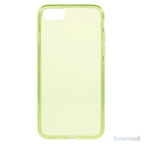 Semitransparent TPU gel-cover til Apple iPhone 7 - Grøn