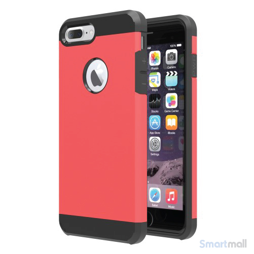 Smart TPU/Hybrid cover til iPhone 7 Plus - Rød