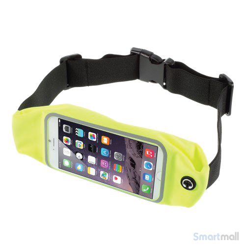 Smart løbebælte/taske m.touch-vindue til iPhone 7 Plus/6S Plus - Grøn