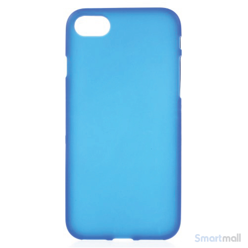 TPU-Cover i simpelt mat design til iPhone 7 - Blå