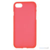 TPU-Cover i simpelt mat design til iPhone 7 - Rød