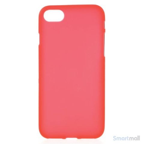 TPU-Cover i simpelt mat design til iPhone 7 - Rød