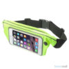 Bæltetaske m/vindue touch & hovedtelefon stik til iPhone 7/6 PLUS/6" skærm - Grøn