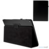 Litchi Texture smart lædercover m/stand funktion til iPad Pro 12.9" - Sort