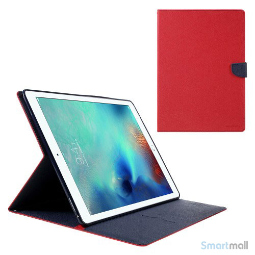 MERCURY GOOSPERY LÆDERCOVER M/STAND & PUNG TIL IPAD PRO 12.9″ – RØD