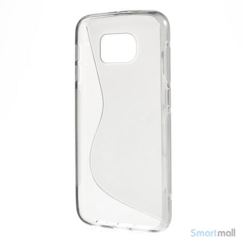 TPU S-formet silikone cover til Samsung Galaxy S6 G920 - Grå