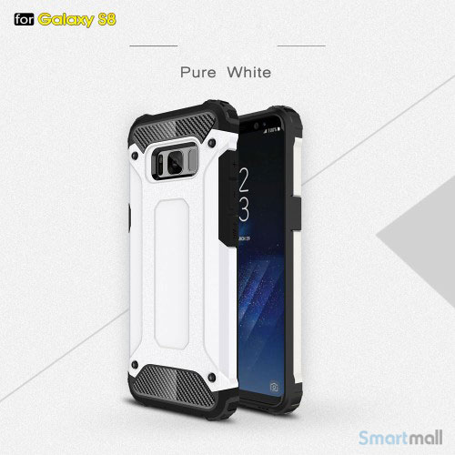 Armor Guard cover I TPU materiale til Samsung Galaxy S8 – Hvid