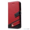 Lichi Grain læderpung m/kortholder & standfunktion til iPhone X/10 - Rød
