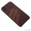 Varme sensitivt & farveskiftende PU-laedercover til iPhone X / 10 - Brun-6